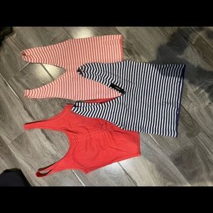 Forever 21 and Abercrombie cropped tank tops